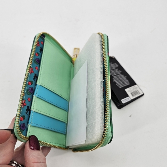 Loungefly Disney Jungle Book Mowgli, Baloo and Kaa Bare Necessities Zip Wallet - Picture 3 of 6